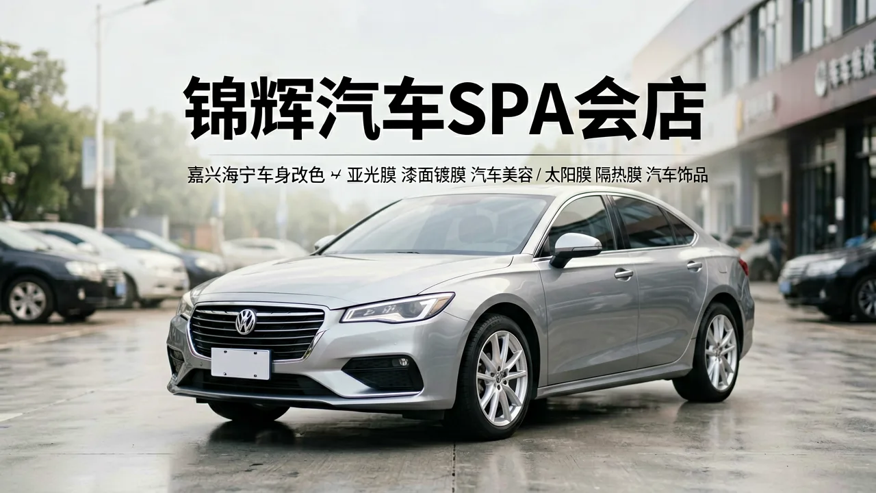 锦辉汽车SPA会所 嘉兴海宁车身改色 亚光膜 漆面镀膜 汽车 主题配图